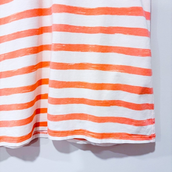 ANN TAYLOR White & pink striped t-shirt - Picture 5 of 6